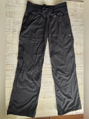 lululemon  Black Studio Pants -size 6 petite length